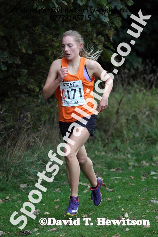 Senior womens Northern Cross Country Relays, Graves Park, Sheffield. Photo: David T. Hewitson/Sports for All Pics